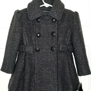 Sparkle Bow Coat -2T Toddler Girl